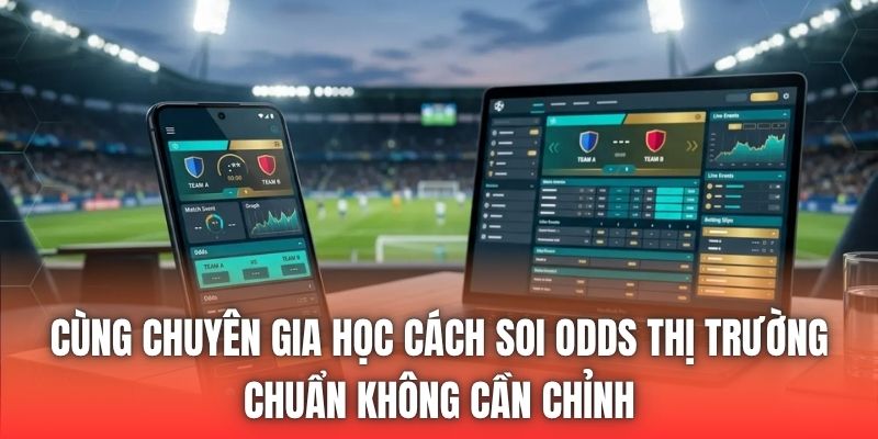 Cùng chuyên gia học cách soi odds thị trường chuẩn không cần chỉnh